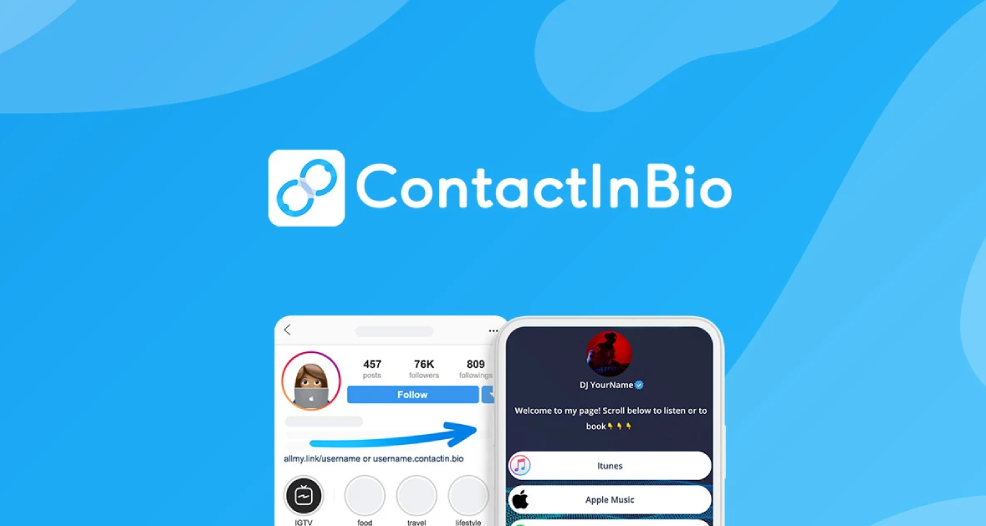 Link in bio tools: ContactInBio