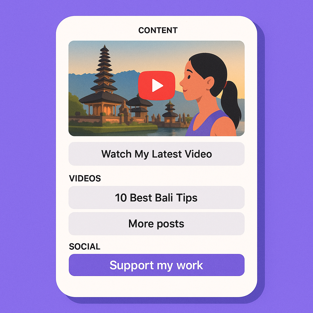 Bio link strategy for bloggers